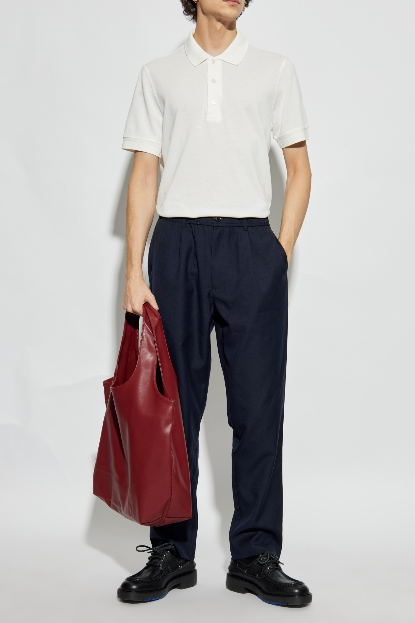 White Polo with Logo Tom Ford - Vitkac AS